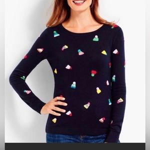 Talbots “Party Hat” Sweater.  Birthday / Holiday. Sz L. VGUC!